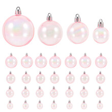 40 Pcs Christmas Ball Ornaments Decorations For Tree Hanging Holiday