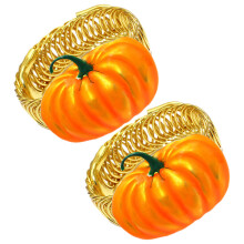 2Pcs Durable Metal Pumpkin Curtain Holders Decorative Drapery Tiebacks