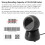 Scanner de codes à barres USB 2D X7-1000 | Noir, 120 fps, Wi 5