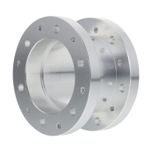 1Set Smooth Silver Steering Wheel Hub Spacer with Easy Install Design