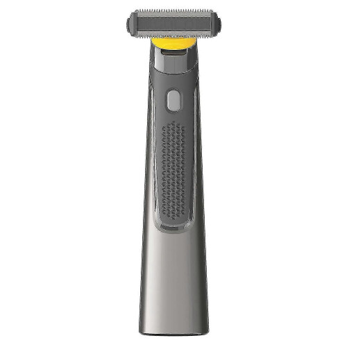 MicroTouch SOLO Titanium Rechargeable Beard & Body Razor - Precision Trimmer, Waterproof, 3 Combs, USB