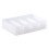 4 Section Drawer Organizer Tray with Removable Dividers, Stackable Plastic Bin 1