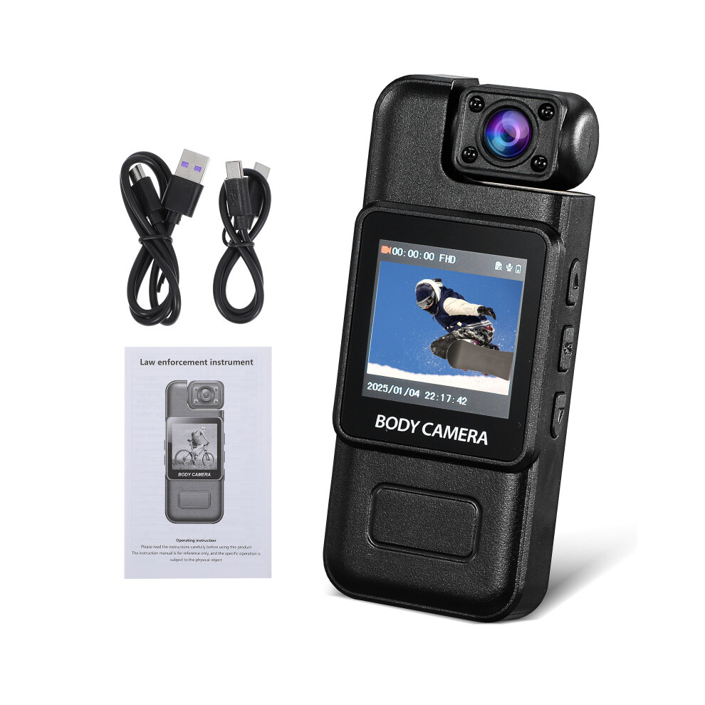 Mini 4K Body Camera With Audio Video Wearable For Security Travel 3081833736639
