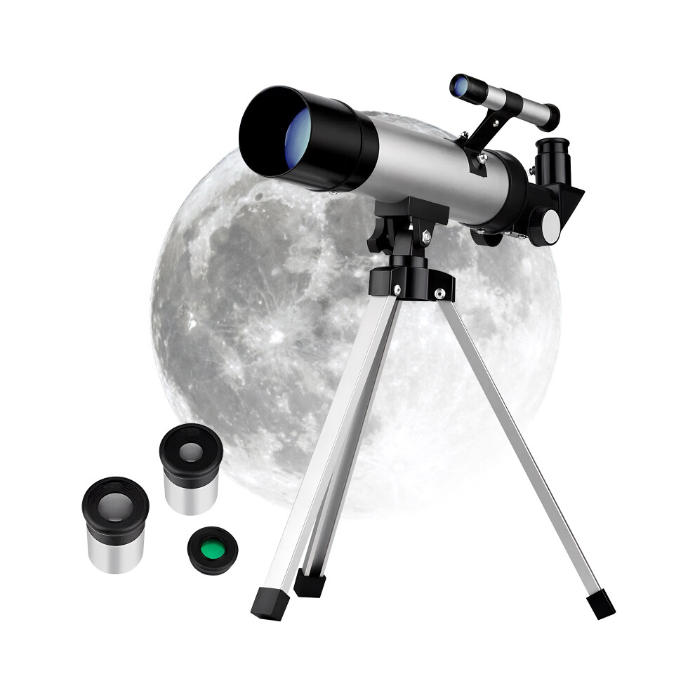 Refractor Astronomy Telescope With Adjustable Tripod For Star Gazing Planets 3081833738374