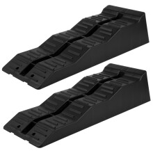 2pcs Heavy Duty RV Leveling Ramps with Wheel Chocks 5T Capacity