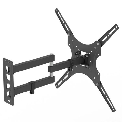 26-55" Adjustable Wall Mount Bracket Rotatable TV Stand with Spirit Level 1