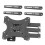 26-55" Adjustable Wall Mount Bracket Rotatable TV Stand with Spirit Level 7