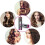 Automatic Curling Iron Cordless Curling Iron with LCD Display and Timer, 6 Adjustable Temperatures, Ceramic Curler 4