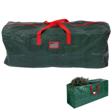 Green Waterproof Christmas Tree Pouch Zippered Storage Bag