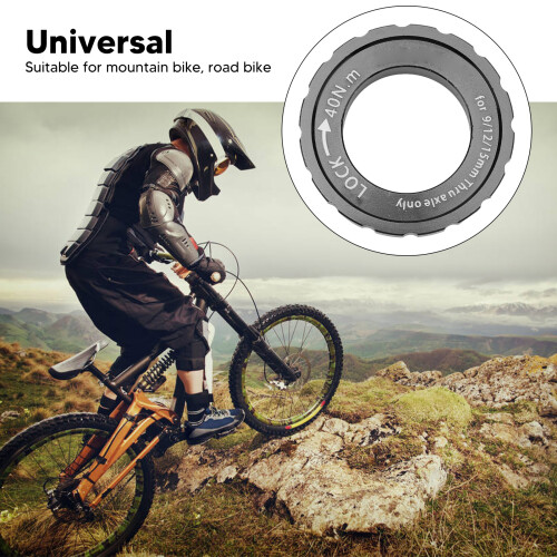 Centerlock Lockring Aluminum Alloy 0.4oz Black 2