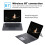 Ergonomic Portable Bluetooth Tablet Keyboard for Go 1/2/3, 350mAh 4