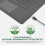 Bluetooth 8/9/X Tablet Keyboard Backlit/Non-Backlit, 290x225x8mm 7