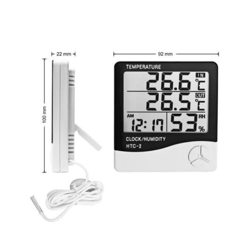 Wetterstation – Digitalthermometer – Außensensor – Hygrometer – Temperatur und Luftfeuchtigkeit 1