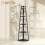 Homcom HOMCOM 5-Tier Corner Bookcase, Floor Standing Shelving Unit, Black 3