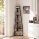 Homcom HOMCOM 5-Tier Corner Bookcase, Floor Standing Shelving Unit, Black 9
