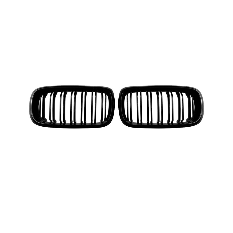 Car Front Kidney Grill Air Intake Grille Front Hood Grill Double  Grille for  X5 F15 X6 F16 2014-2018