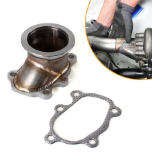 Turbocharger Turbo Down Pipe 5 Bolt to 2.5"/ 63mm V Band Flange Adapter for GT25 GT28 T25 T28