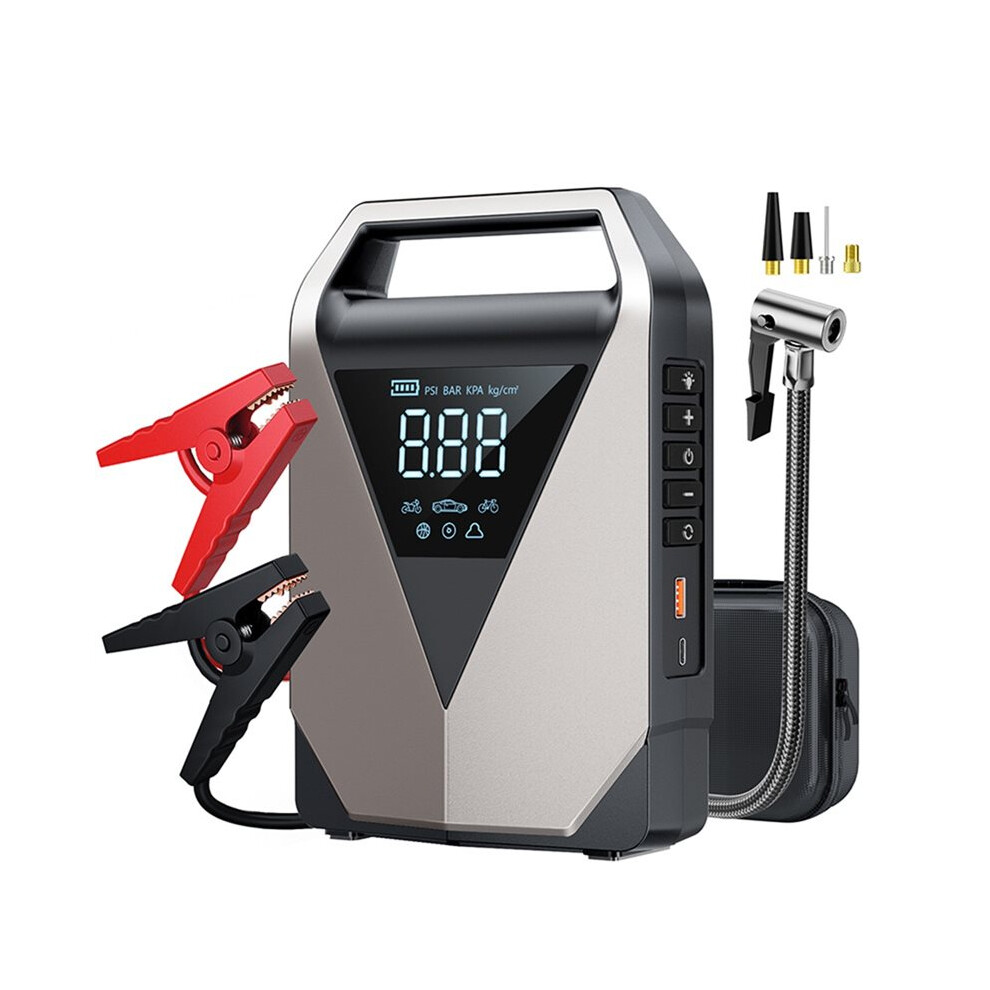 4 In 1 Car Jump Air Pump Air Compressor Tire Pump 14800Mah Battery Booster Pack Car Booster Starting Device 6032668556357