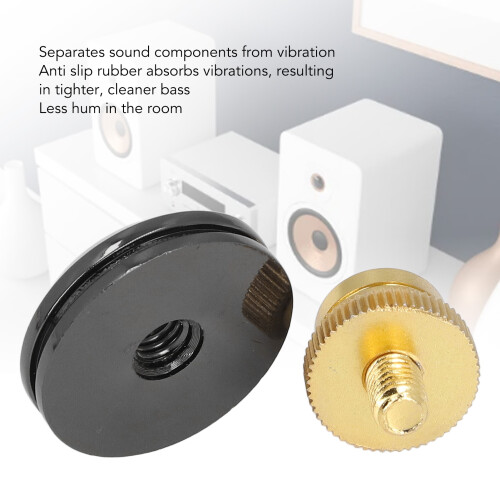 Speaker Frame Isolation Feet 4 Pack Metal Vibration Damping Shock Absorbers 2
