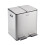 Charles Bentley Charles Bentley Double Compartment Kitchen Bin Stainless Steel, 30 Litre 4