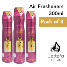 Lattafa Tharwah Gold 300ml Air Freshener 3 pack