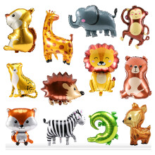 13 Piece Set of Aluminum Film Balloons for Wildlife Parks