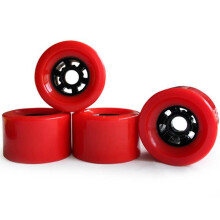 Chegada DIY 83mm Skateboard Wheel para SHR78A Cor Vermelha PU Rodas Longboard Macias e Resistentes