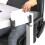 Multi-Functional Side Notebook Heat Dissipation Stand Desktop Computer Tablet Universal Storage Rack No Drilling White 2