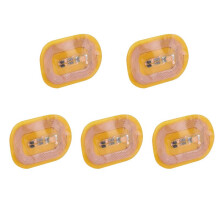 5 Szt NFC Flash Naklejka do Paznokci LED GołY Chip Inteligentna śWiecąCa Lampa do Paznokci Wzmocnienie Naklejki do Paznokci, Fioletowe śWiatłO
