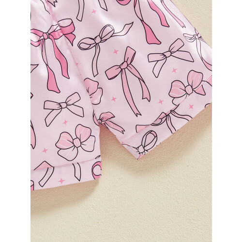 (3-4 Years, Pink Bow) Tacar Pitseámaí 2 Codlata Satin 2