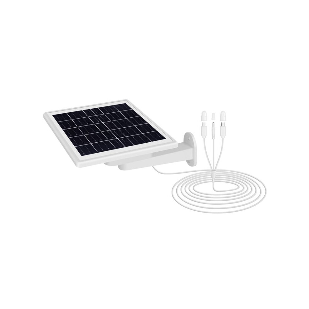 8W Solar Panels For Security Camera Built-In Battery With 3-In-1 Cable Ip65 Waterproof 360 Adjustable Security Mount 6032519306988