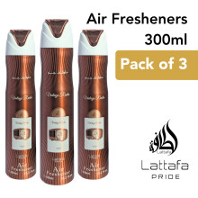 Lattafa Vintage Radio 300ml Air Freshener 3 pack