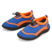 (Blue Orange, 5 UK Child) Wet Shoes Kids Infant Toddler Size Aqua Beach Surf