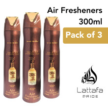 Lattafa Eternal Oud 300ml Air Freshener 3 pack