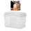Sealed Plastic Bread Container 3.4L for Kitchen Fridge & Freezer with Lid 1