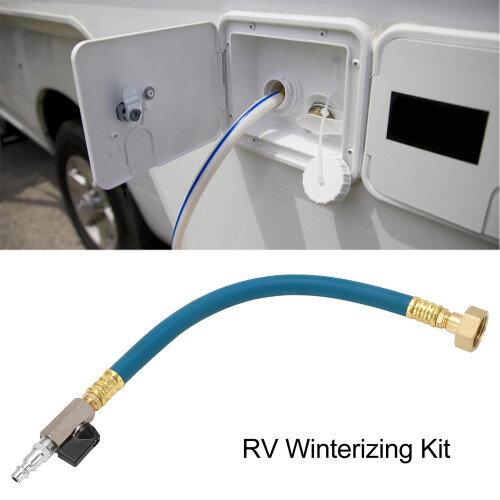 RV Winterizing Kit 1x QC Plug 3/4in Blue 2