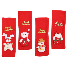 4Pcs Xmas Wine Bottle Sleeves Red Wine Champagne Cover Festive Fabric