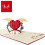 3D Valentinsdag pop-up kort til venner og kære 1