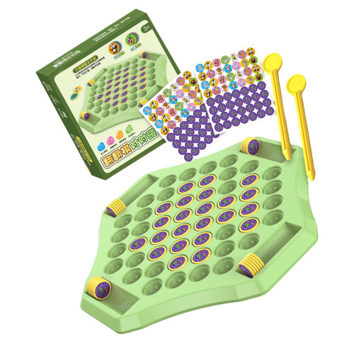 Schackminnesspel med fruktmönster