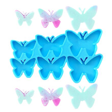 Molde de silicone para brincos e colares de borboleta