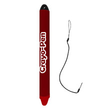 Bolígrafo de dibujo para niños con punta de silicona flexible y cordón.