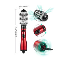 HIBIBUD Teplovzdušný styler Rotačná kefa na fén 3 v 1