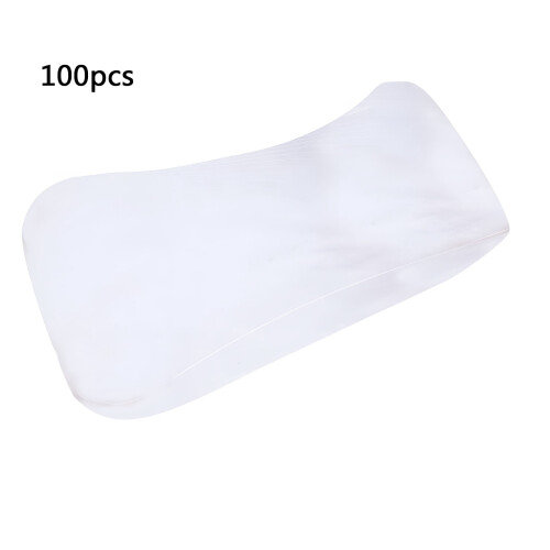 Nylon haarnetjes, wit, elastisch gaas, 100 stuks