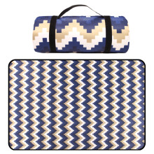 Couverture de pique-nique imperméable à motif vagues épais 200 x 150 cm