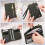 Wallet - Women's - PU Leather - Black - 10 Card Slots - Multi-Compartment 2