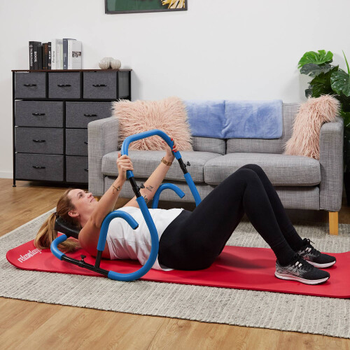 Bauchtrainer mit Nackenstütze - Heimtrainingsgerät