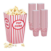 Popcorntüten, 100er-Set, wiederverwendbar, Kino-Stil