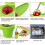 Cherry and olive pitter - Stainless steel - Comfortable handle - Green - Compact 2