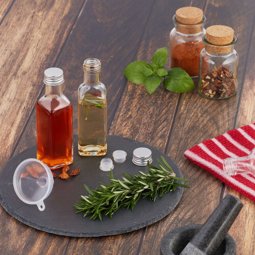 Mini-Glasflaschen mit Schraubverschluss - 100 ml Set