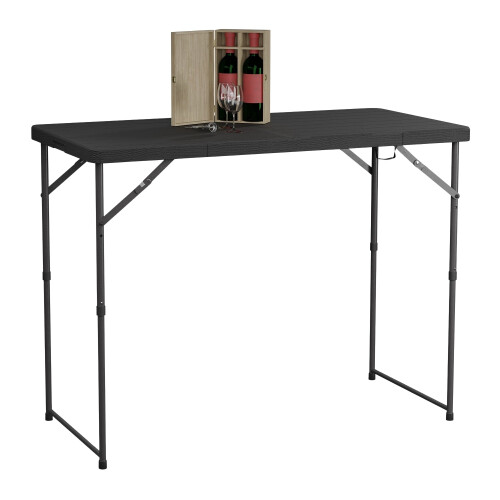 Adjustable Folding Garden Table for Outdoor Use